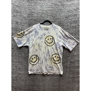 Market Smiley Sun Dye Short Sleeve Graphic T‎ Shirt Multicolor Mens Size XL